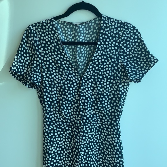 Zara Mini Daisies Wide Leg Jumper - Picture 2 of 7